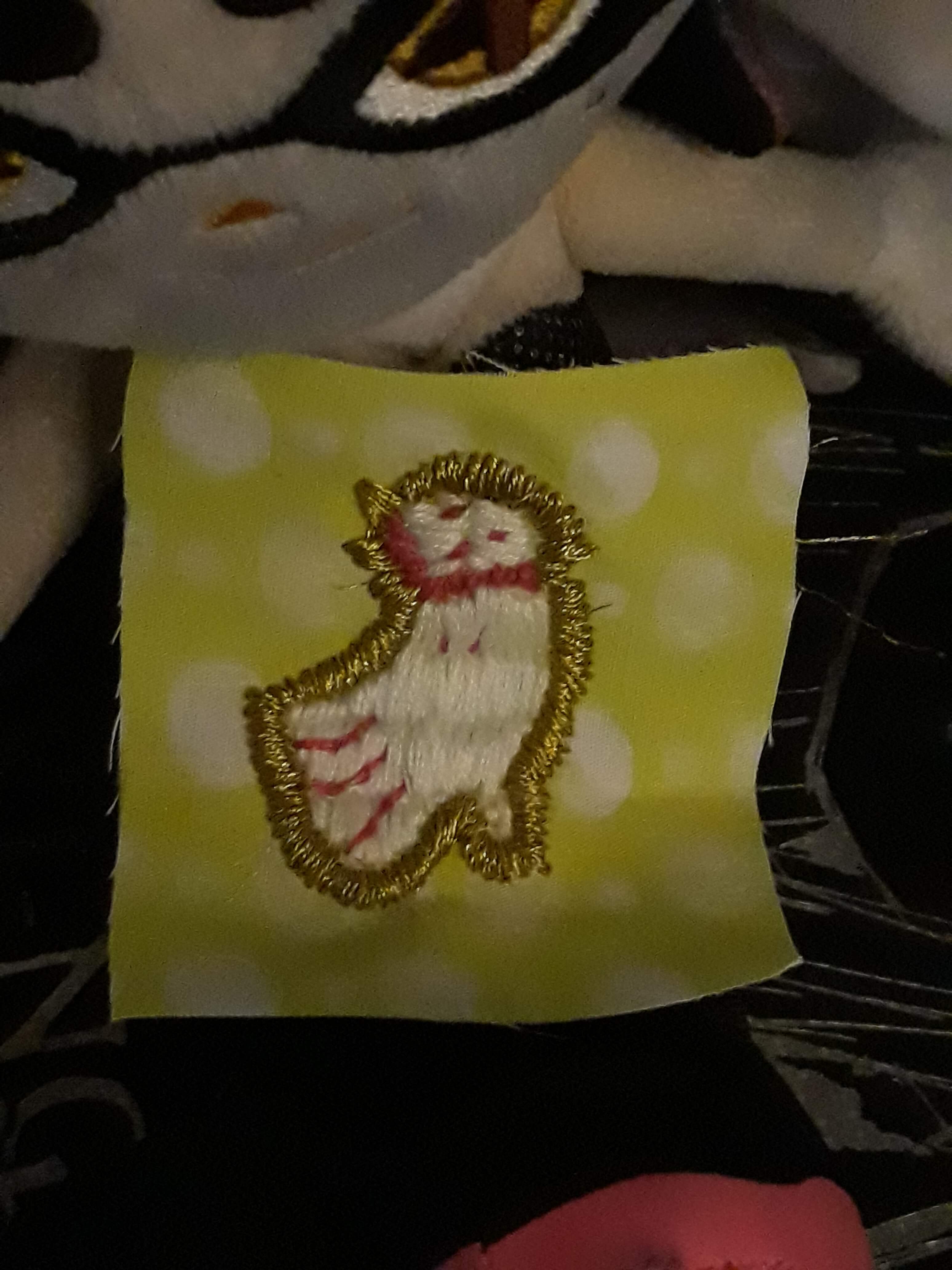 squid sister hand embroidery