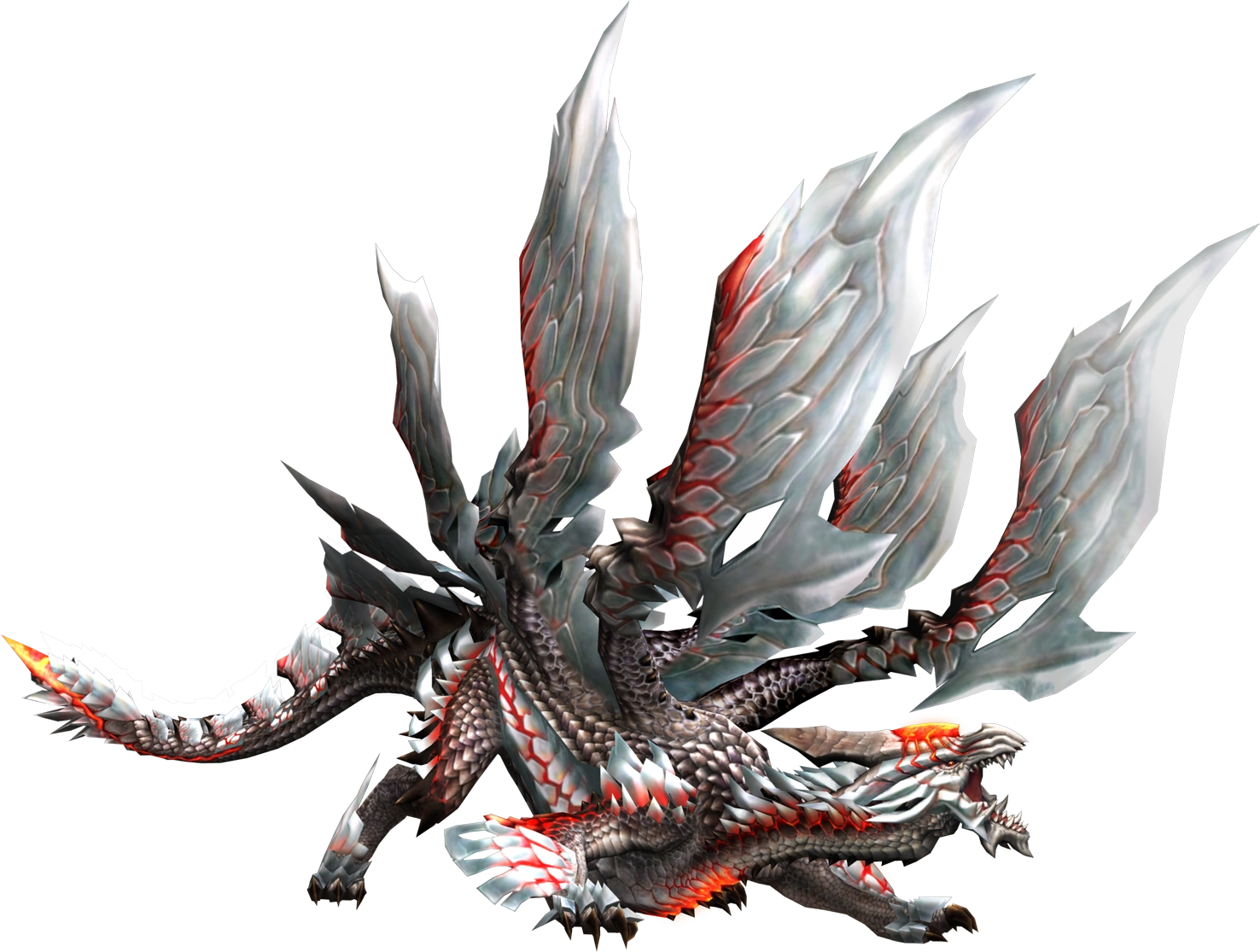 A render of Harudomerugu from MH Frontier
