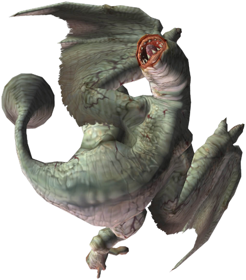 A render of Khezu from Monster Hunter