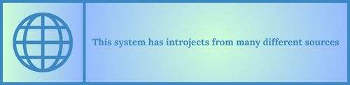 This system has introjects from many sources'