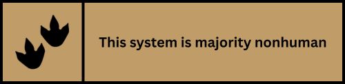 Userbox saying 'This system is majority nonhuman'