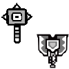 Hammer/charge blade icon